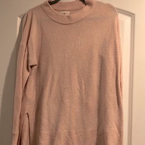 Lou and Grey Pale Pink Oversize Tunic Sweater